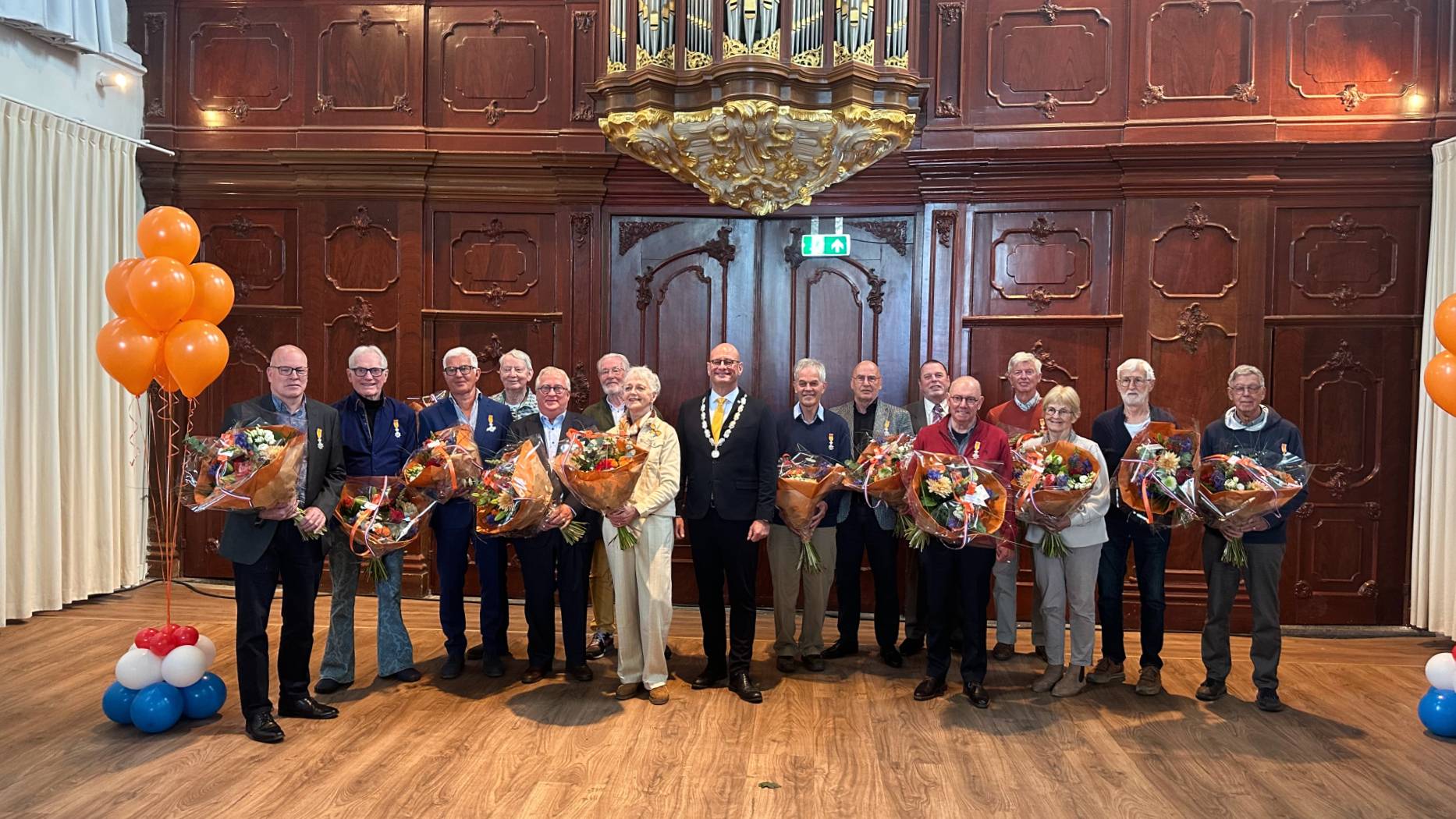 Rikkie en Kees benoemd tot lid in de Orde van Oranje-Nassau