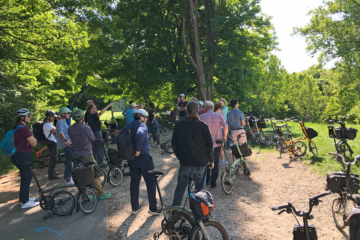 Faltradtour Velo Nürnberg Brompton Birdy Strida Silberbuck