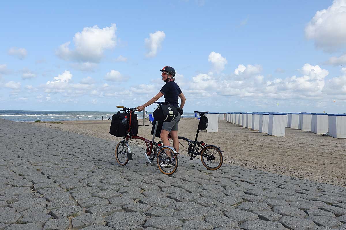 Urlaub mit dem Faltrad Brompton in Holland