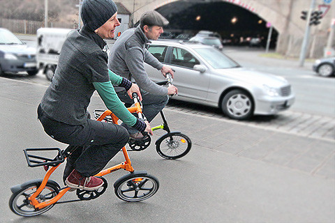 Spritzige Falt-City-Flitzer mit hohem Spaß-Faktor und prima Fahrverhalten im Triangel-Design