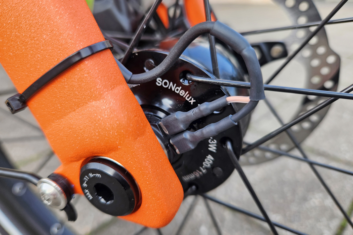 Brompton G Line mit Nabendynamo SONdelux Velo Nürnberg