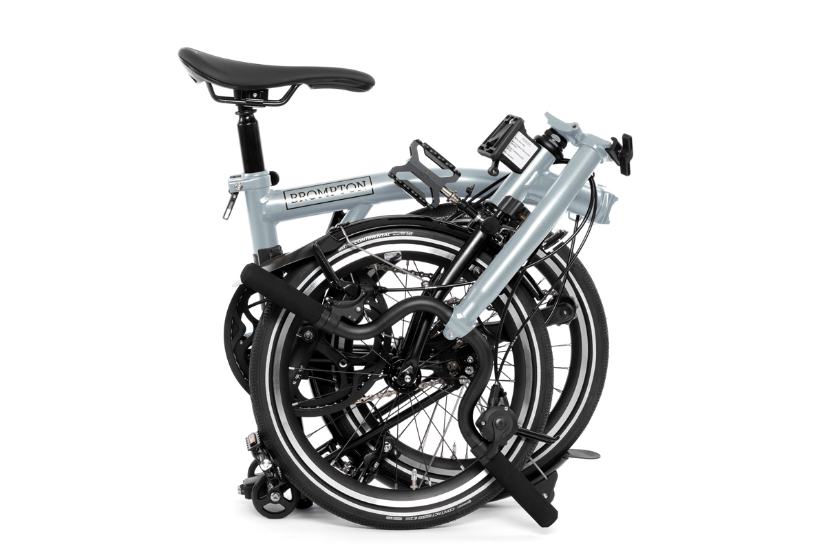 Velo Nürnberg Faltrad Brompton P Line Lunar Ice