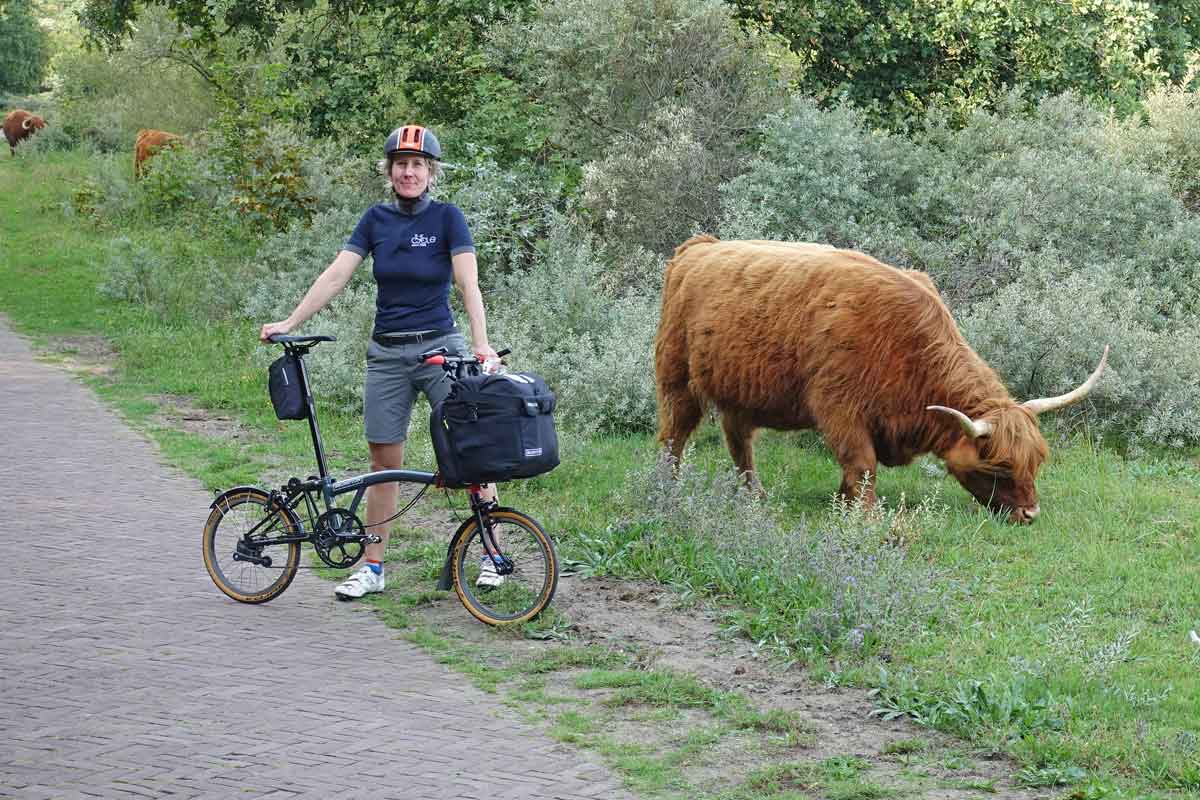 Urlaub mit dem Faltrad Brompton in Holland