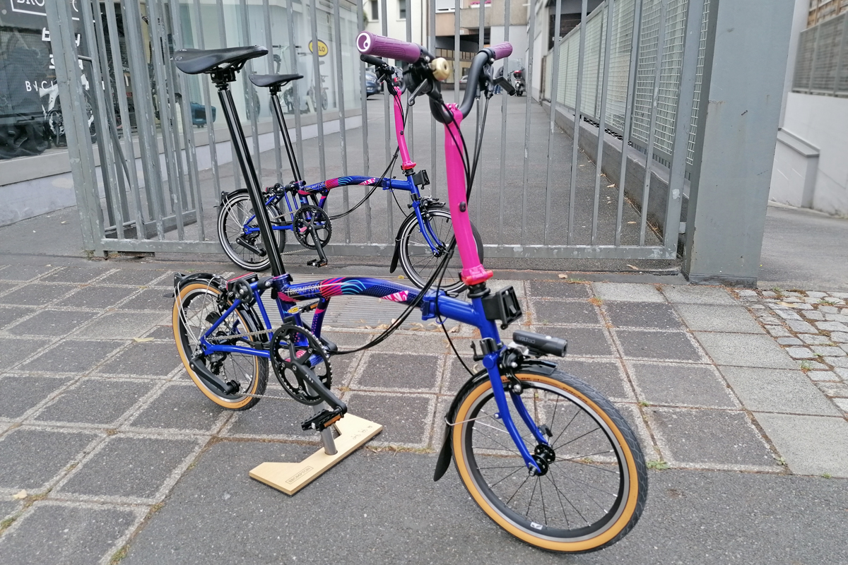 Faltrad Brompton Velo Nürnberg Paris Edition
