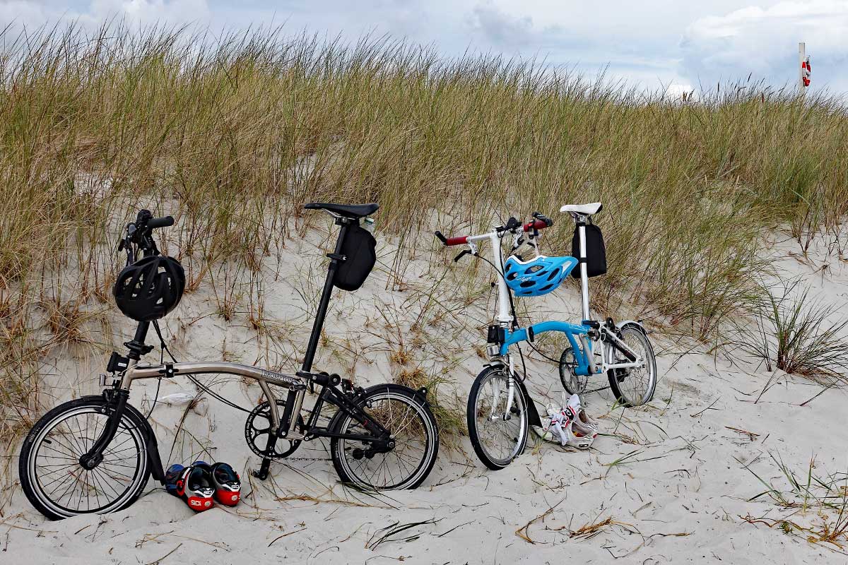 Urlaub mit dem Faltrad Brompton in Dänemark und Schweden