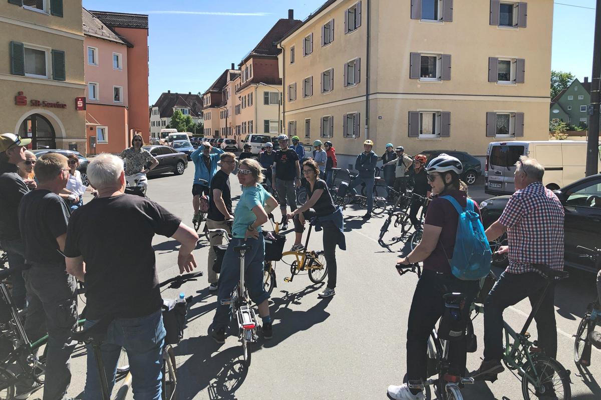 Faltradtour Velo Nürnberg Brompton Birdy Strida Bauernfeind