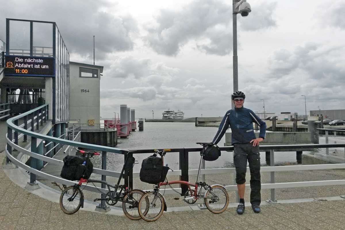 Urlaub mit dem Faltrad Brompton in Holland, Fähre