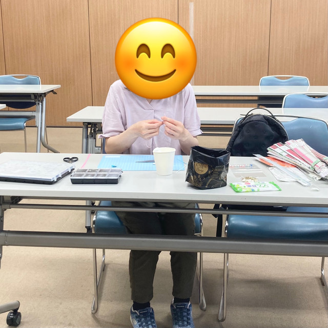 Ｎちゃん黙々と作業中^ ^