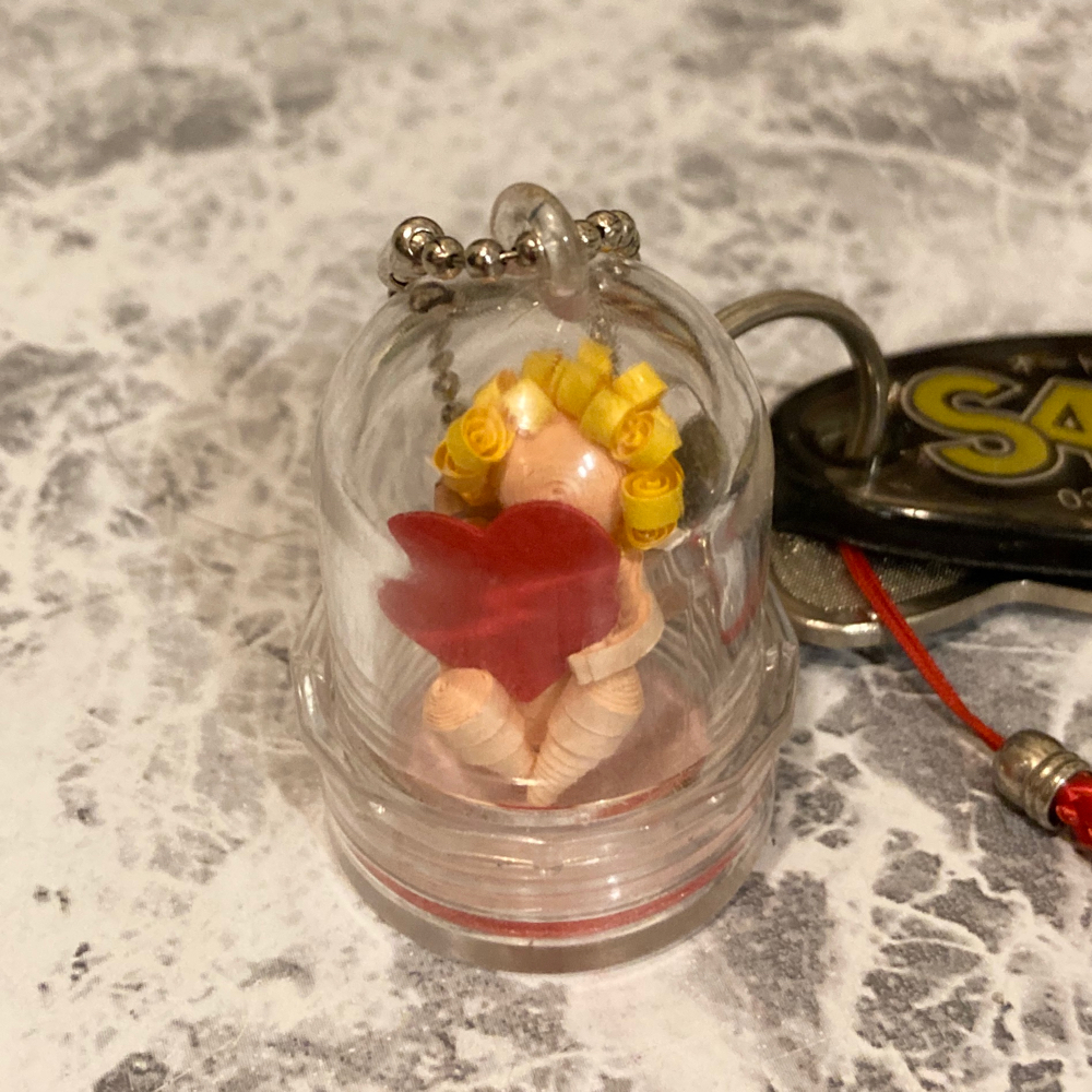 昔作った「天使のキーホルダー」
