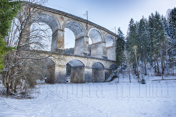 World heritage Semmering railway, Breitenstein, Lower Austria, Austria