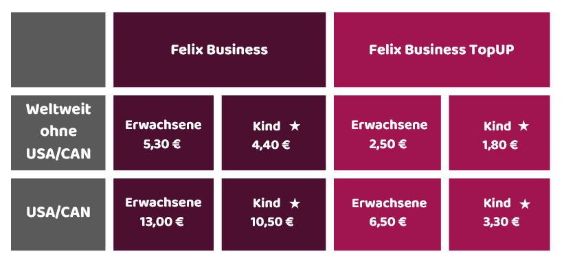 Felix Business: Internationale Krankenversicherung für Expats