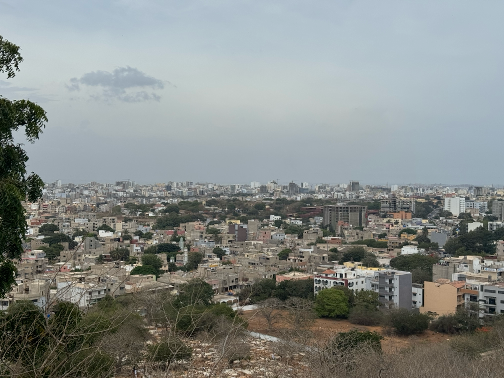 Blick über Dakar