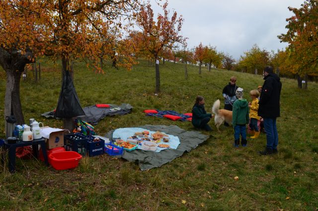 Ein leckeres Buffet war schnell zusammengekommen - Dank an alle!