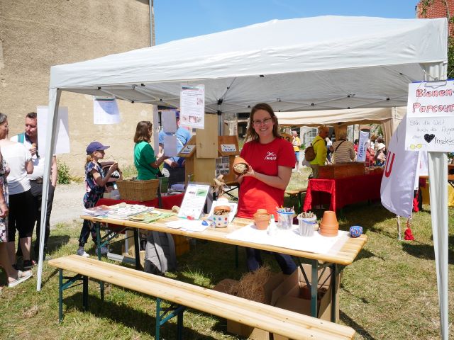 Melanie Bänsch am NAJU-Stand