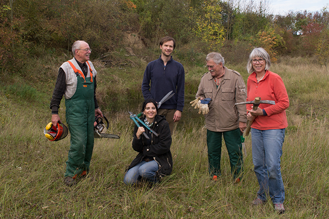 Ein Teil unserer Biotoppflege-Truppe