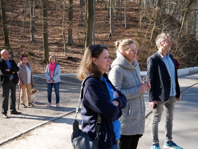 Andrea Onkes, Josefine Stangenberg und Hans-Henning Gerberding vom NABU