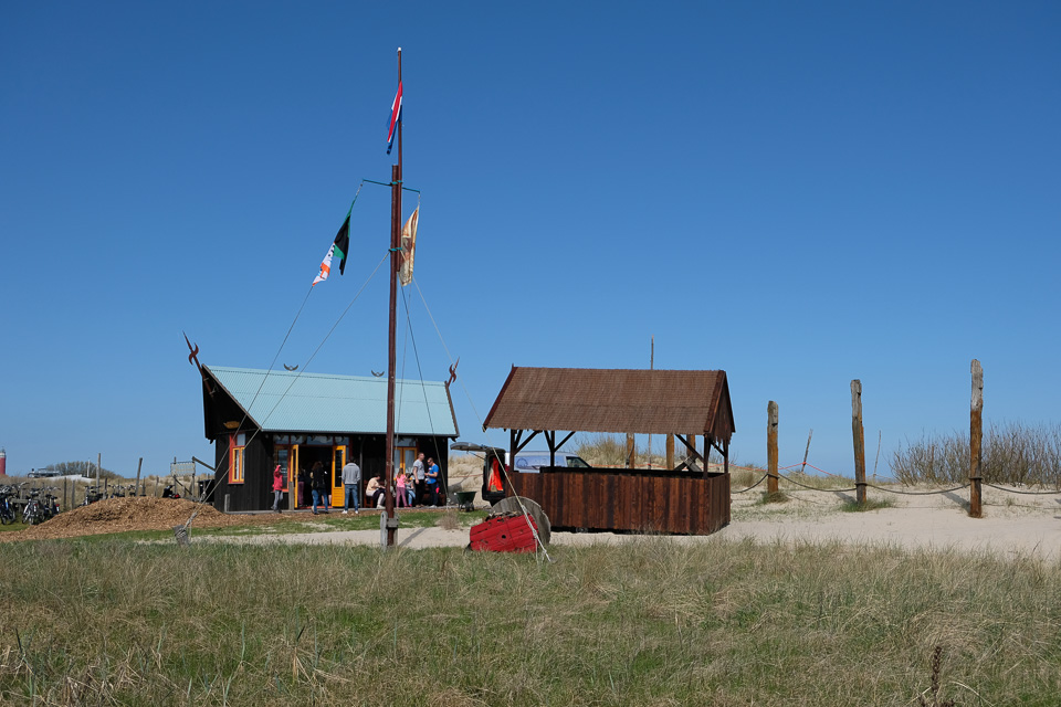 Häuschen Ticketverkauf Fähre Vlieland, De Cocksdorp, Texel