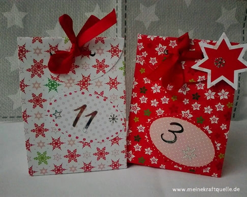 Adventskalender selbst basteln, günstige Adventskalender, Adventskalender für Kinder selbst machen, Kraftquelle, Nein zum Konsum