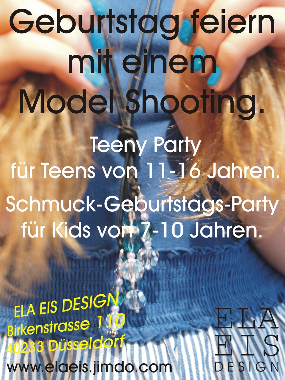 Kindergeburtstag, Teenager Party, Junggesellinnenabschied mit Fotograf und Modellshootinh bei ELA EIS Düsseldorf