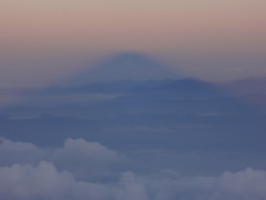 富士山の影富士