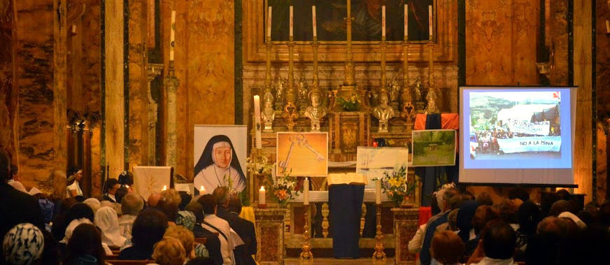 Na Igreja Saint Louis des Français em Roma