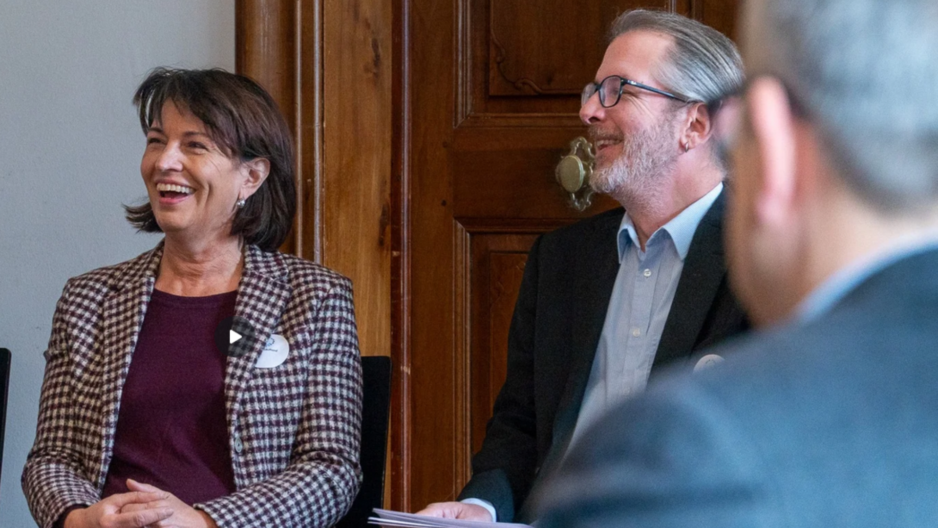 "die runde" Lenzburg 2025, unter anderem mit Alt-Bundesrätin Doris Leuthard (Bild: Lebensraum Lenzburg Seetal)