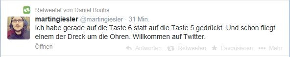 Tweet von ZDF-Redakteur zu Tippfehler Hoeness