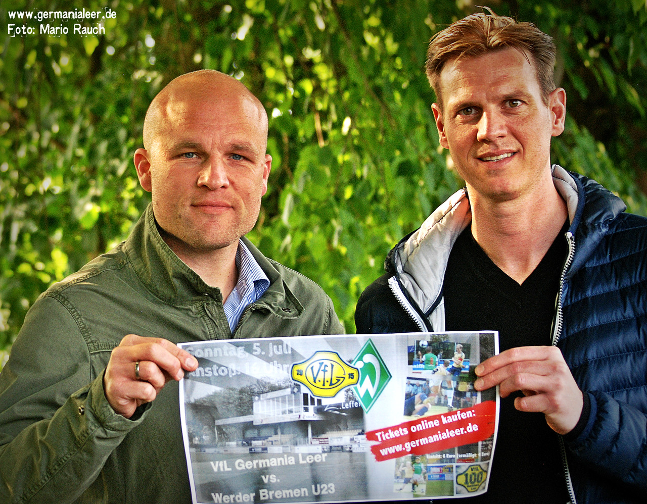 Werder zu Gast beim VfL Germania Leer Tickets jetzt online bestellen