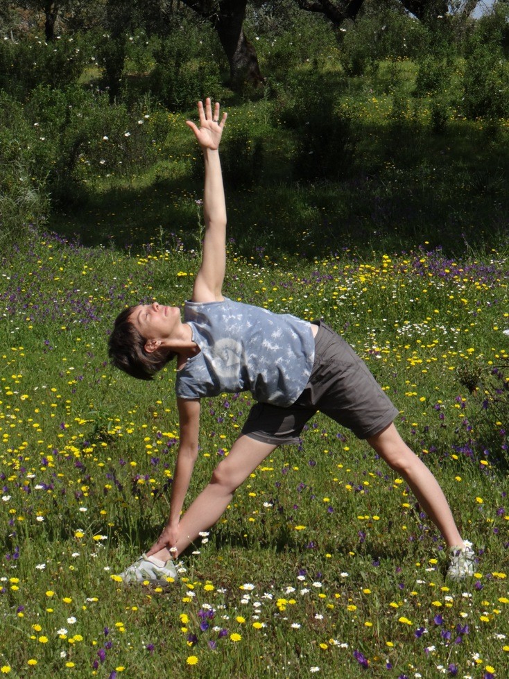 Utthita Trikonasana = Triangulo estendido