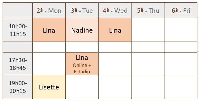 horário aulas de yoga, yoga classes schedule, estúdio de corpo e alma