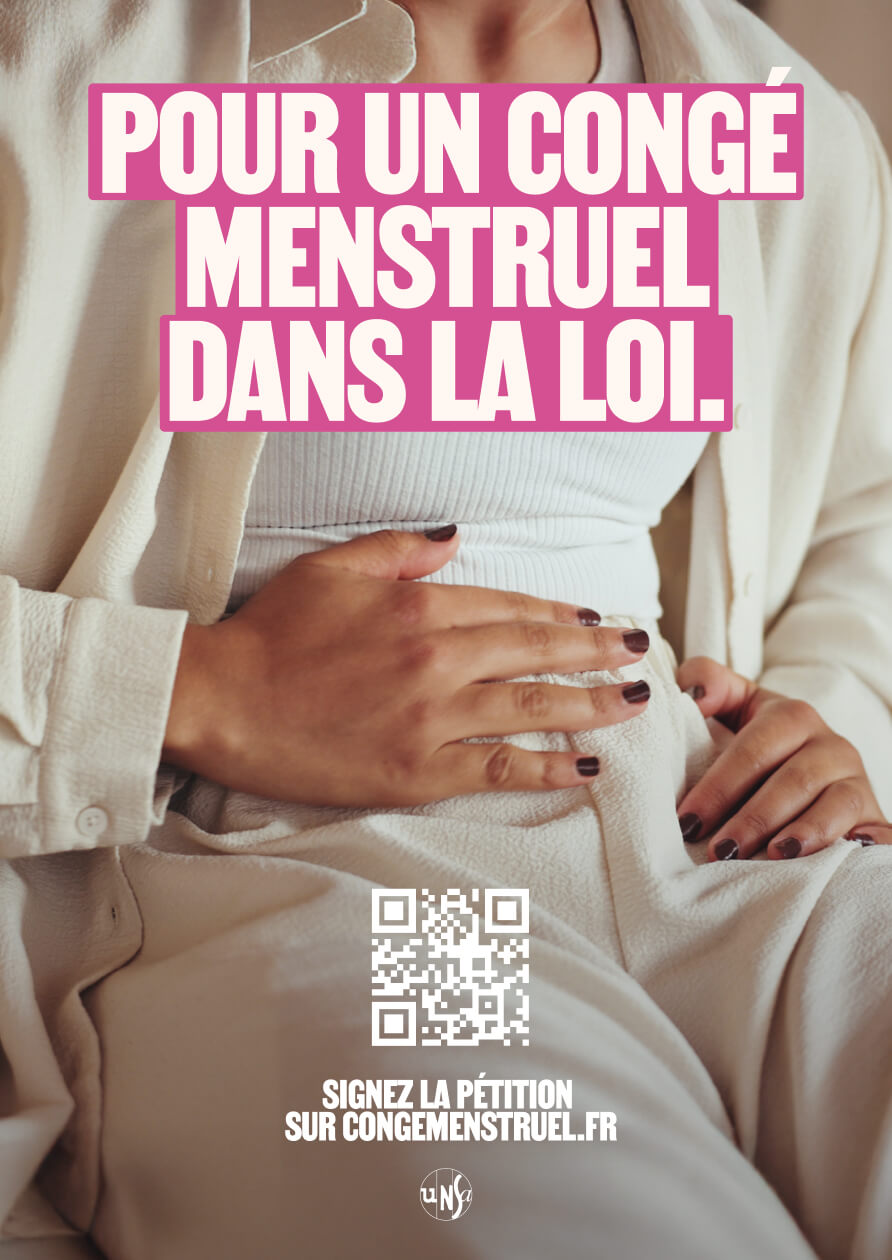 Congé menstruel. L’UNSA lance une pétition nationale