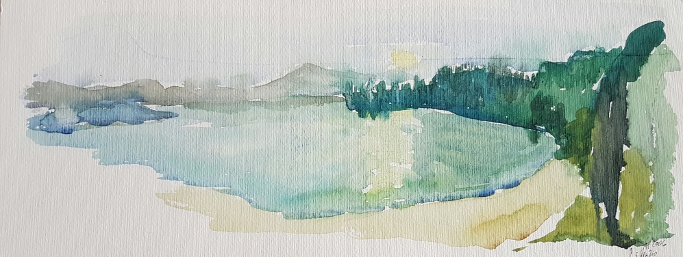 Abendstimmung am Gardasee 