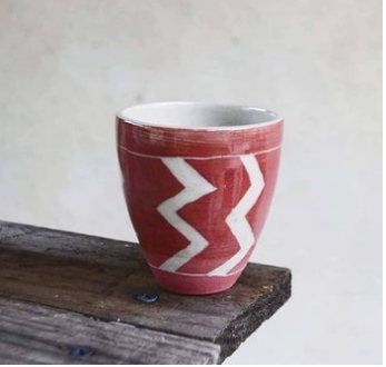 olga céramique tasse rouge