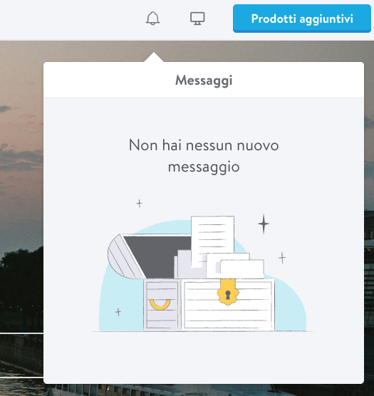 Jimdo nuove notifiche