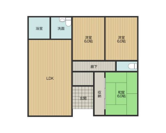 ２０坪の住宅の図面