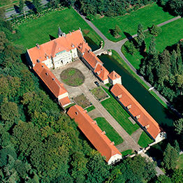 Haus Havixbeck in den Baumbergen.