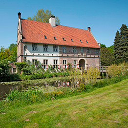 Coesfelder Haus Loburg in den Baumbergen.