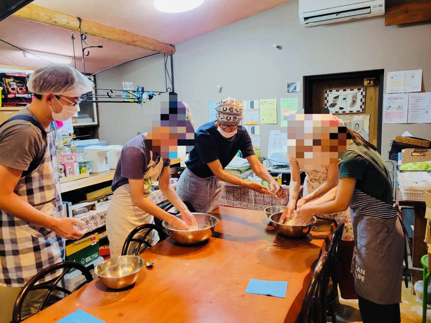 そば打ち体験と月末の会