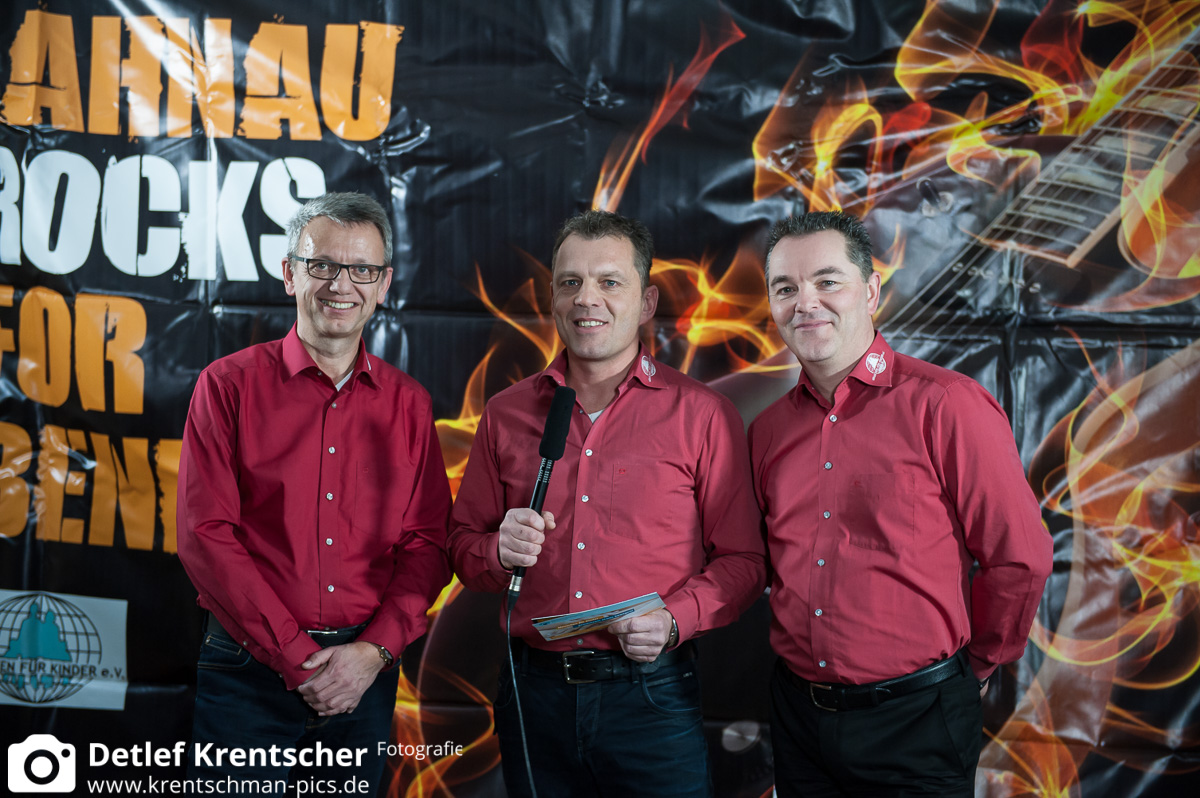 Matthias Späth, Stefan Zeiger und Dieter Greilich nach dem Interview