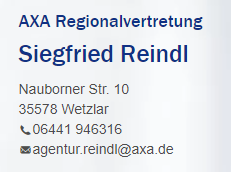Getränke-Pate AXA Siefried Reindl