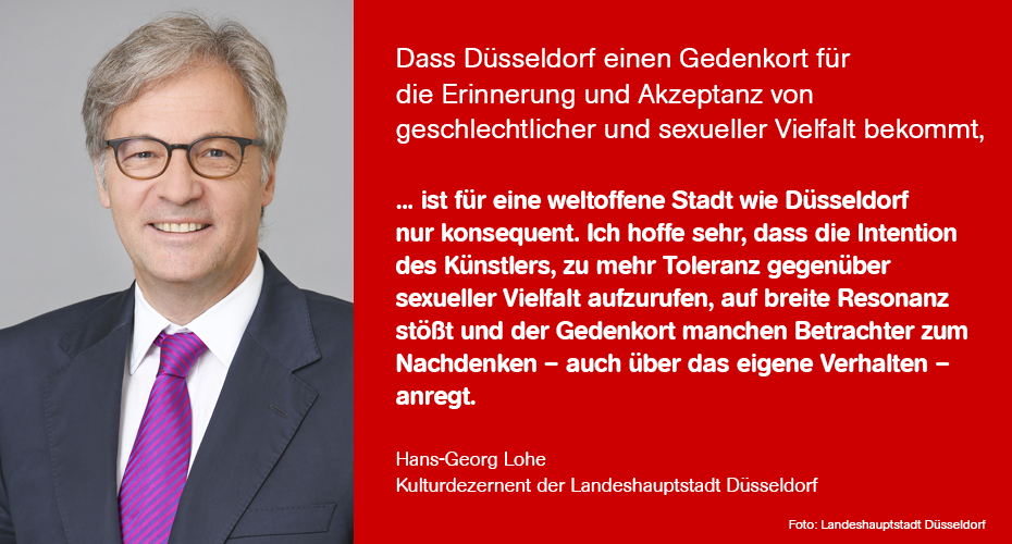 Bild: Statement von Hans-Georg Lohe, Kulturdezernent