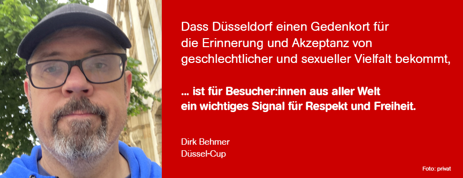 Bild: Statement von Dirk Behmer, Düssel-Cup