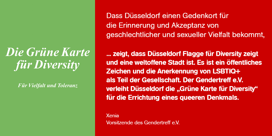 Bild: Statement von Xenia, Gendertreff