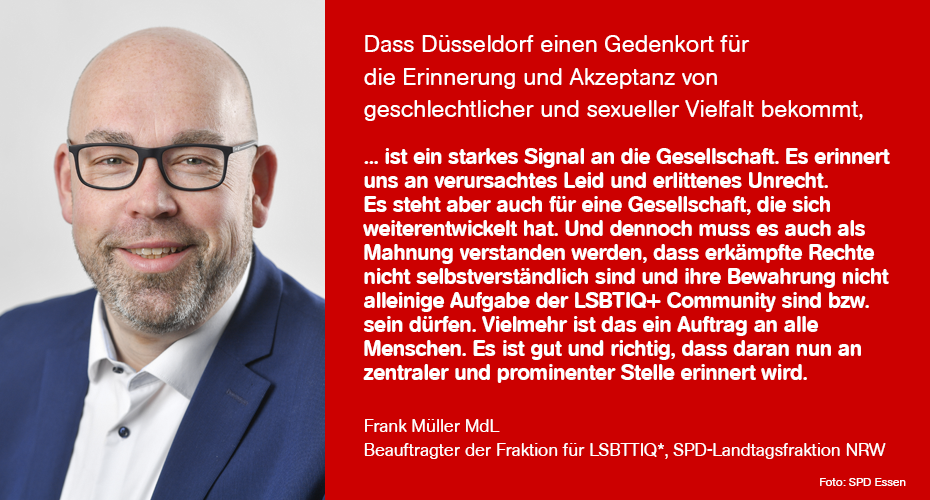 Bild: Statement von Frank Müller, MdL SPD