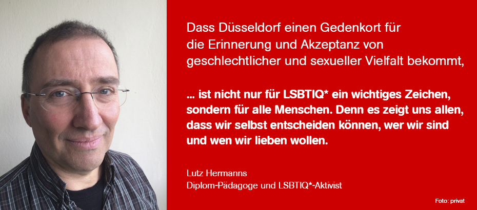 Bild: Statement von Lutz Hermanns, Aktivist