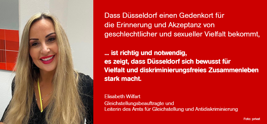 Bild: Statement von Elisabeth Wilfart, Gleichstellungsbeauftragte