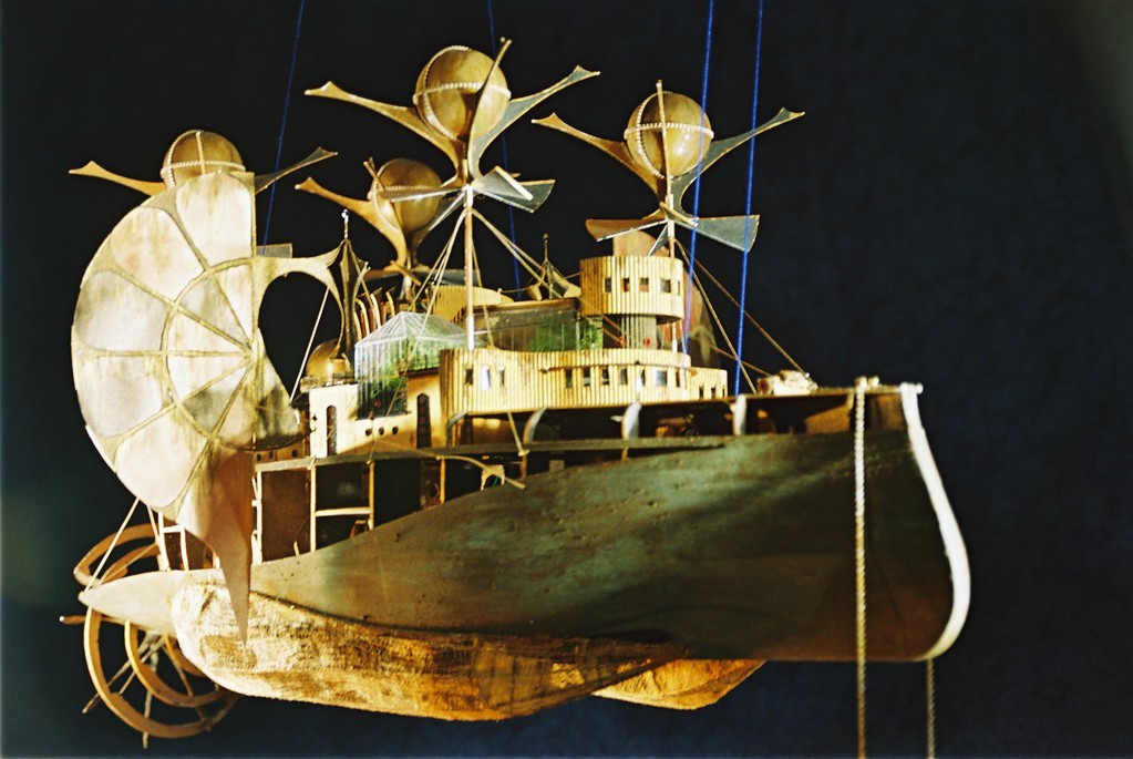 Interprétation Mobile Jules Verne. Création Hervé Arnoul.Albatros.