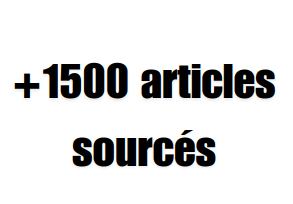 +1500 articles sourcés