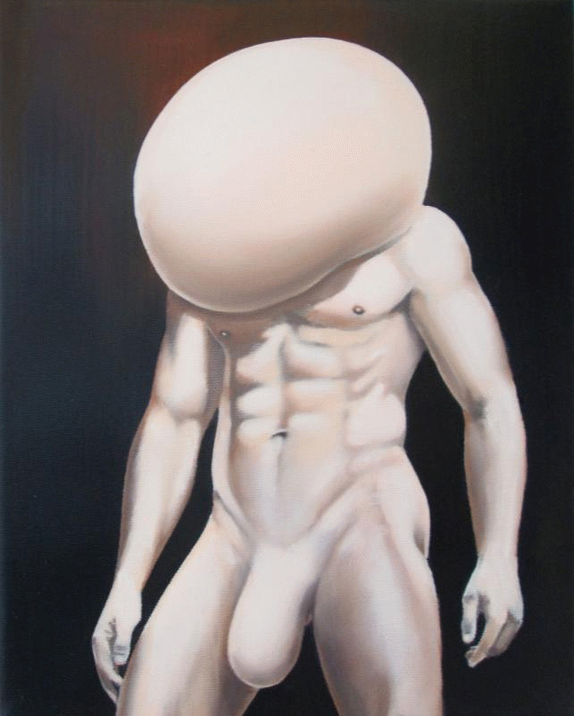 Erregung 01-05, Oil on Canvas, a 30 x 24 cm