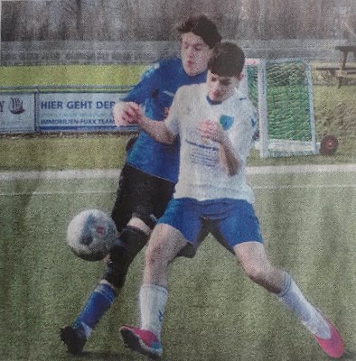 Luis Philippig (l) verlor mit den C-Junioren in der Landesliga. Foto: L.Braesch  